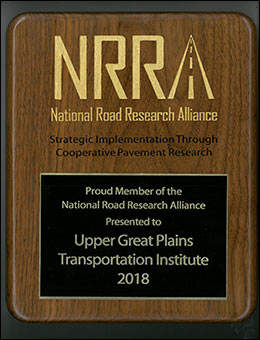 Picture of the National Road Research Alliance Plaque